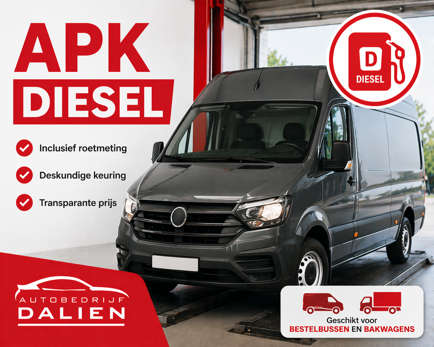 APK Bedrijfswagen / Bakwagen